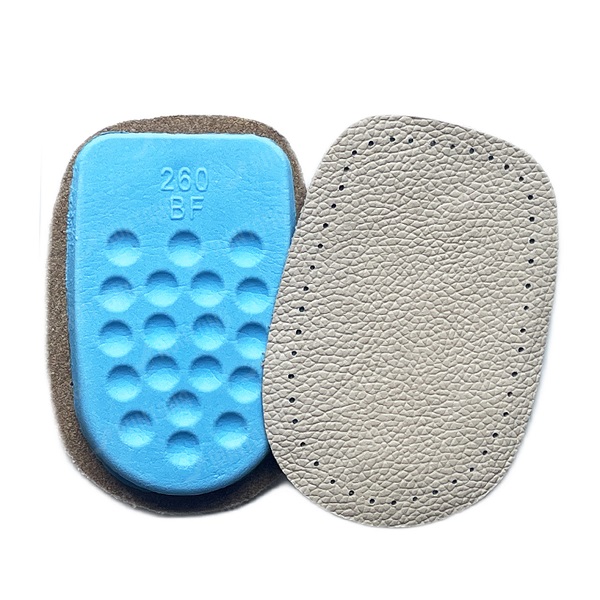 Soft latex leather sports shock sbsorbing heel pads heel supports heel guards insole cushion for Women Men 