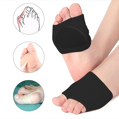 Threaded non-slip forefoot pad-3