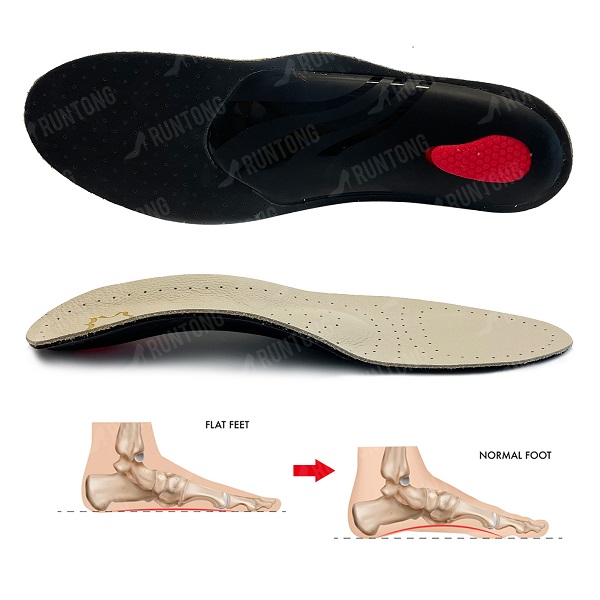 genuine plain leather insole-3